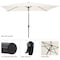 Pure Garden 10 Rectangular Patio Umbrella, Beige 50-LG1277 - alternate 4